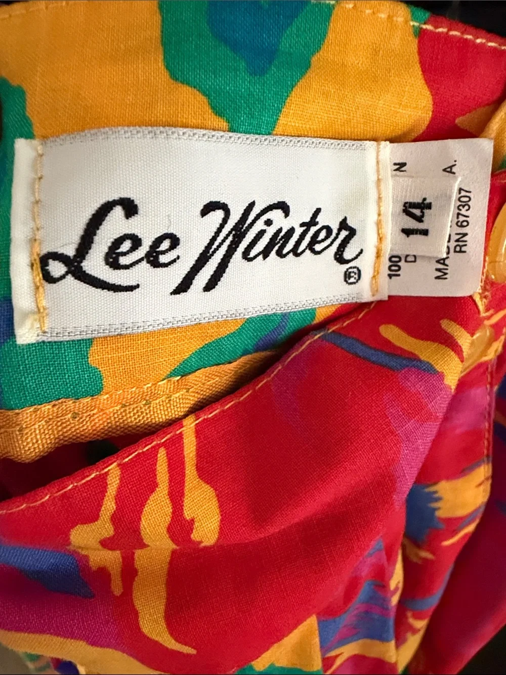 Vintage Lee Winter Floral Skirt